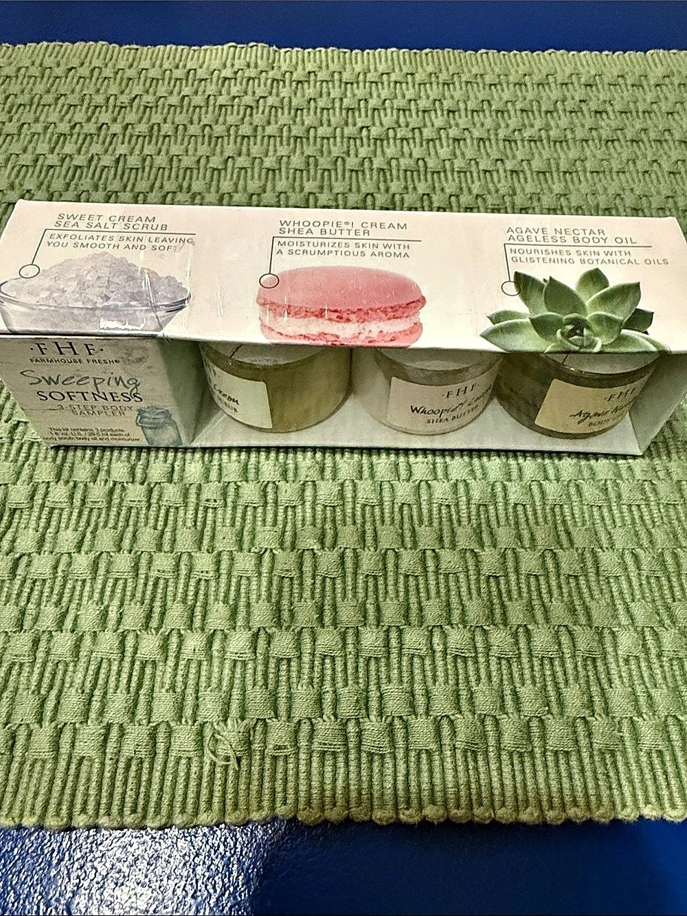 FarmHouse Fresh Sweeping Softness 3-Step Body Sampler Set NWT Sealed